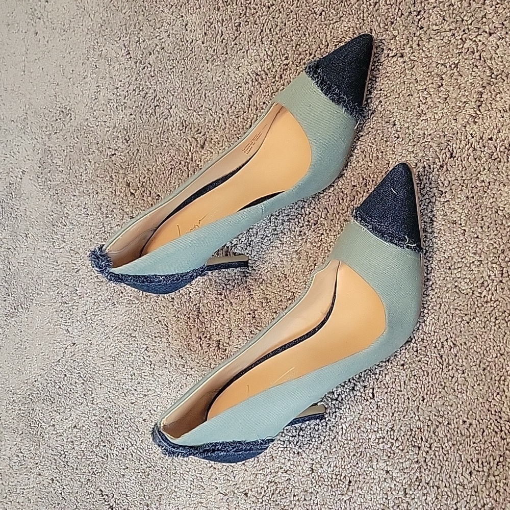Daya by Zendaya Denim 3-inch Heels, Size 7